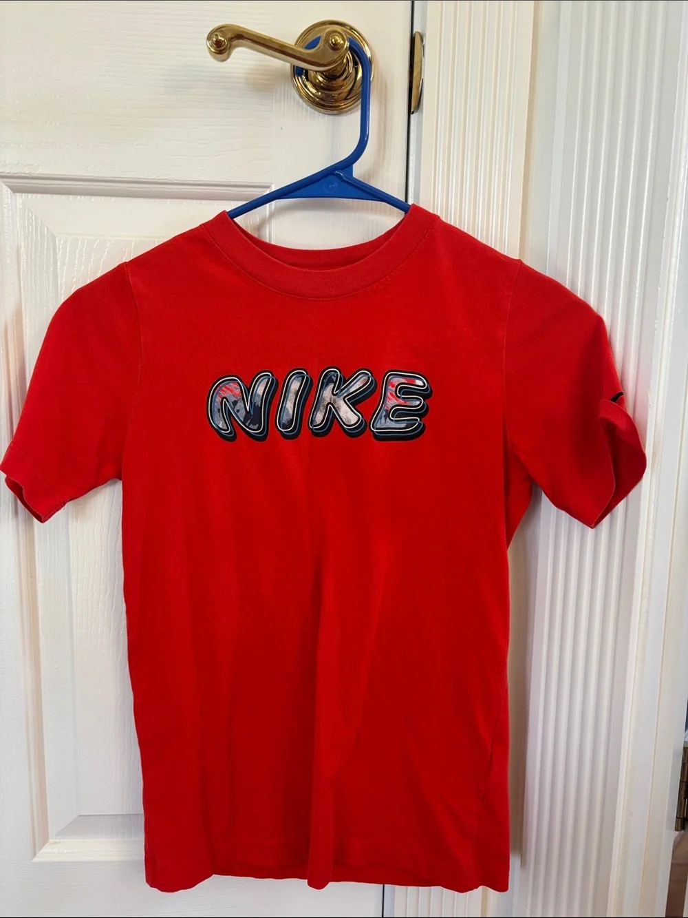 Nike Red Short-Sleeve Logo Tee